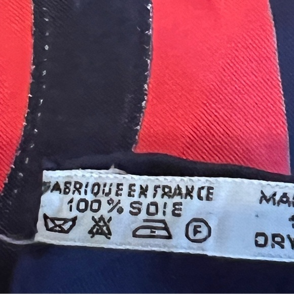 Hermes Paris Eperon D'or by Henri d' Origny Silk Scarf  35X35 - Picture 6 of 10